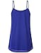 Laksmi Women's Summer Casual Front Pleat Cool Tank Dress (XX-Large, Royal Blue)