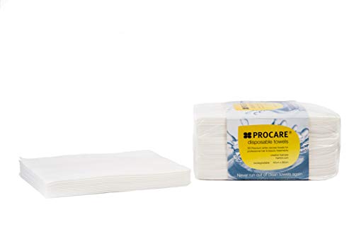 PROCARE PROFESSIONAL 40cm x 80cm PREMIUM HYGIENIC DISPOSABLE TOWELS (PACK OF 50)