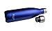 GreEco Double Wall Vacuum Flask, Insulated 18/8 Stainless Steel Water Bottle, COLA Shaped, Hydration Bottle, 17 OZ / 500 ML, Blue