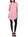 TWINTH Plus Size Various Hem Tunic Top Short Sleeve Loose Fit