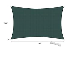 SunnyRoyal Sun Shade Sail 14'x15' Rectangle Shade