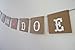 Buck or Doe Baby Shower Gender Reveal Banner Garland, Photo Prop, Handmade, Hunter Outdoor Theme