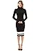 PattyBoutik Women's Turtleneck Ribbed Sweater Dress