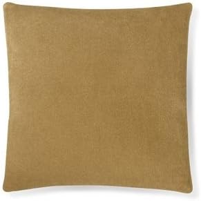 COT PRINTS® 100% Cotton Velvet Plain Cushion Covers (16 Inches X 16 Inches)(Set of 5 PCS)(Brown)