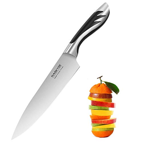 Chef Knife,Raskyee 8 inch Vegetable Knife,High Carbon Stainless Steel