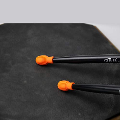 image for CDJX Drumstick Silent Tips Mute,2 Pairs Portable Silicone Practice Dru