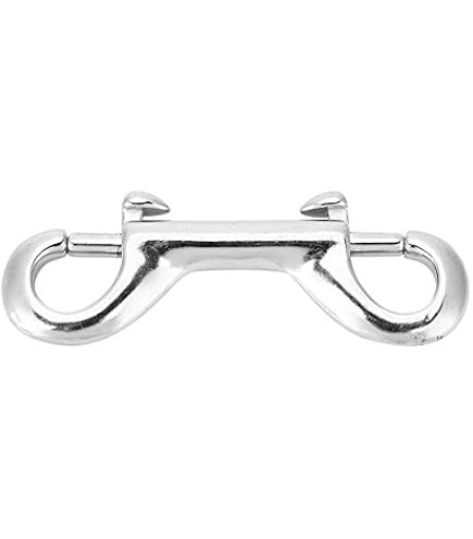 Crochet De Plongée Double Extrémité En Acier Inoxydable 316 - 90mm - Dégagement Rapide Pour BCD