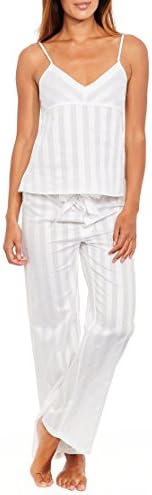 Bodas Womens Cotton Nightwear Camisole Size Large in White