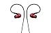 FiiO F9 Best Over The Ear Headphones/Earphones/Earbuds Detachable Cable Design Triple Driver Hybrid in-Ear Monitors with Android Compatible Mic and Remote (Red) …