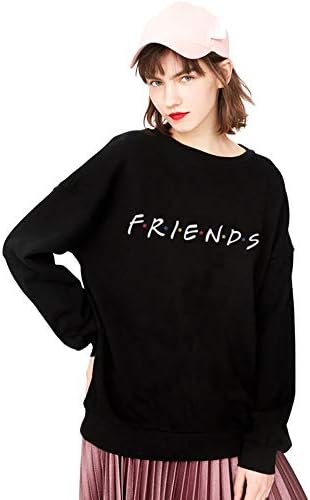 Sweater Best Friend Hoodie Cotton Logo TV Graphic Sweatshirt BFF Round Neck Friendship for Woman Girl Letters