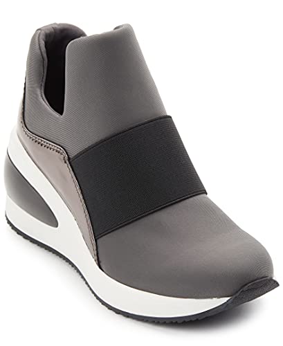 DKNY Women's Slip on Wedge Heel Sneaker 