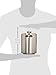 Lamtor 64 Ounce Mini Keg Style Growler Stainless Steel Barrel Holds Beer Double Handles, Silver, 2L