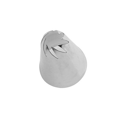 Junlinto Stainless Steel Eight Teeth Drop Rose Flower Icing Piping Tips Nozzle Tool - Thumbnail 4