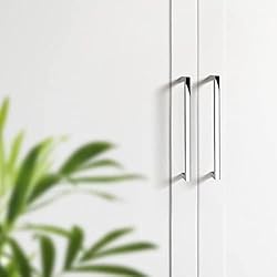 GOBEKOR 25 Pack Cabinet Handles Polished Chrome