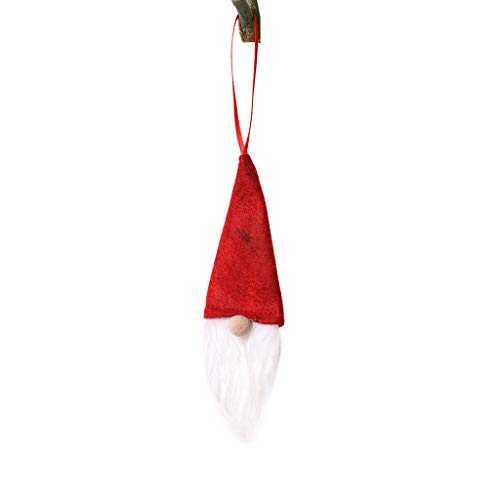 charmsamx Mini Christmas Hat, Red Wine Bottle Cover Bags Bottle Cover Hat Decorative Doll Bottle Cover Home Party Santa Claus Hat Clothing Decoration Home Christmas Decor (Red)