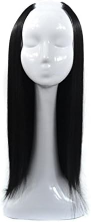 Synthetic Hair Wig,by Vibola 1Pcs Women Straight Weft Synthetic Hair U Part Lace Wig Lifelike Human Hair (D)