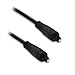 Toslink Digital Optical Audio Cable, GearIT Pro Series TOSLINK Digital Optical Audio Cable 6 Feet for HDTV, PS3, Tivo, Sound Bar, Stereo Receiver and Home Theater System - Black