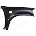 Evan Fischer Front Driver Side Fender Compatible With 1997-2001 Honda CR-V With Molding Holes Primed