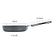Genmine Nonstick Frying Pan Small Egg Pancake Round Mini Non Stick Fry Pan Dishwasher Safe Cookware 4.75-Inch