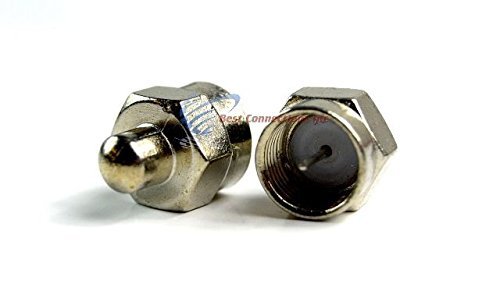 25 Pieces F Type 75 Ohm Terminator Coaxial Satellite TV RF Port End Caps - Thumbnail 2