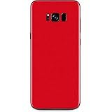 S8 Plus Skins Wraps & Covers for Samsung Galaxy S8+ (2 Pack) (Ultra Thin) (Vibrant Colors) (Premium Quality) (Protective Vinyl Decal) (Red)
