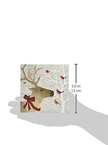 Deer Friends Paper Beverage Napkins - Thumbnail 4