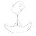 Boho Statement Turquoise Necklace Crossover Harness Bikini Waist Belly Sexy Body Chains for Women (body chain silver)