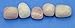 Rose Quartz Crystal Tumbled Stone, Large Natural Tumbled Stones and Crystals Pink Love Rocks for Healing, 1 inch - Set of 5