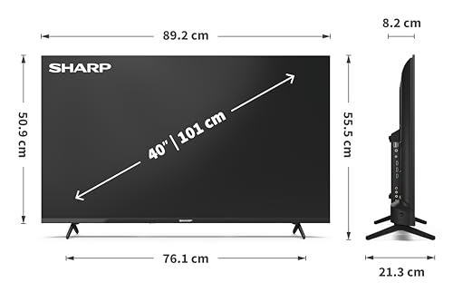 40HA1305E - Non-Smart 40" FHD, Frameless, 60Hz, Sonido 2x8W, HDMIx3, USBx2,Color Negro