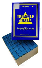A BOX OF 144 PIECES BLUE TRIANGLE CHALK **