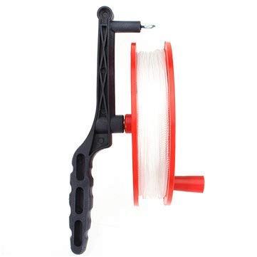 Outdoor Recreation Kite - Fire Kites Reel Winder Wheel Handle 100M Twisted String Line Toys - 1 X Fire Wheel Kite Winder by Vuantu
