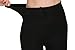 Aphro Women's Opaque Warm Tights Fleece Lining Pantyhose, Small - Black