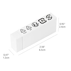 Amazon Basics Block White Eraser 2 Pack