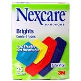 NEXCARE COMFORT STR BRIGHT AST 25