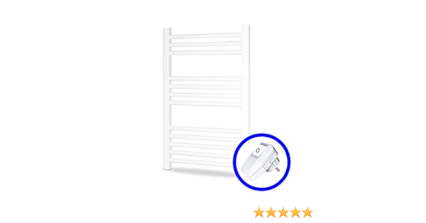 Radiador Eléctrico Secatoallas Cicsa ZETA DRY * Toalleros Eléctricos (Medidas 700 x 500 mm) 250 Watios * Secatoallas En Color Blanco * 2 AÑOS de ...