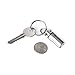 GUS Mini Pill Fob, Made in USA, Stainless Steel Keychain Pill Holder, Emergency Aspirin Holder, Compact Design