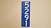 911 Blue Premium 3M Prismatic Reflective Address Mailbox Marker For Home Or Business Vertical Mg2 Signs Free Shipping