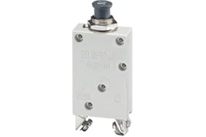 E-T-A Circuit Protection and Control 412-K14-LN2-15A , Circuit Breaker; Therm; Push/Pull; Cur-Rtg15A; Panel; 1 Pole; Vol-Rtg 28VDC