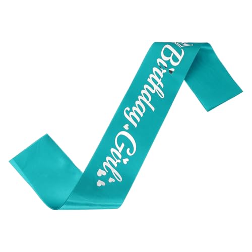 Turquoise, Silver Foil Lettering