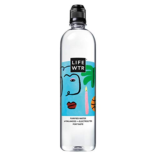 LIFEWTR, Premium Purified Water, pH Balanced with Electrolytes for Taste, 700 mL flip Cap Bottles (12 Pack) (Packaging May Vary) (3 Pack) - Thumbnail 2
