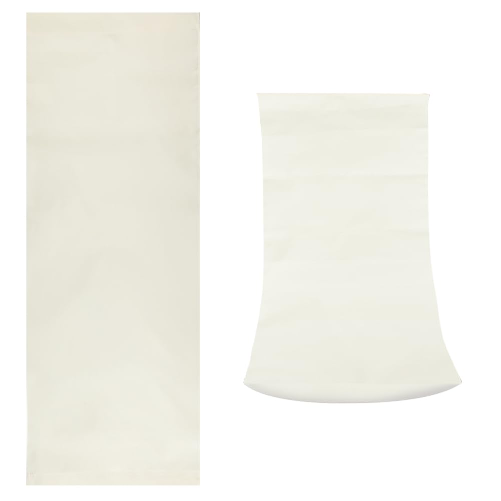 GORGECRAFT 113cm~119cm x 43cm Beach Sling Chair Replacement Canvas Folding Lounge Repair Cloth Reclining Sling Replacement for Sunbathing Garden Courtyard Beach Relaxation(Light Yellow)