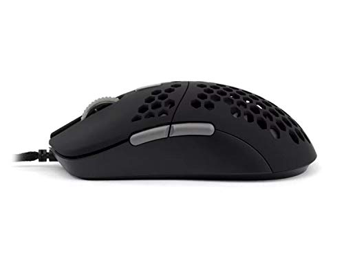 G-Wolves Hati HT-M 3360 Ultra Lightweight Honeycomb Shell Wired Gaming Mouse up to 12000 cpi - 6 Buttons - 2.18 oz (61g) (Midnight Shadow)