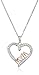 Platinum-Plated Sterling Silver Swarovski Zirconia 2-Tone 