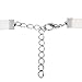 Choker Black & White Velvet Ribbon Gothic Collar 2 Set Necklace Girls Classic