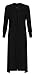 Forever Womens Long Sleeves Plain Boyfriend Long Open Maxi Cardigan