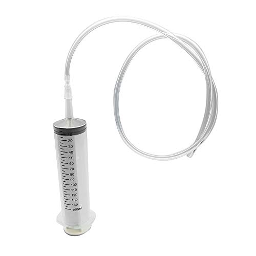 150ML Large Plastic Syringe with Plastic Tubing Hose for Dispensing Injection Filtration Watering