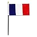 US Flag Store France Flag, 4 by 6-Inch primary