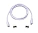 TronicsPros 4pcs 1m 3.3ft RGB LED Strip Extension Cable 4 Pin LED Tape Extension Cord LED Ribbon Connection Cable LED Rope Connector Wire 4-Pin Adapter Plug for RGB 5050 3528 2835 LED Strip Light