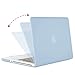 MOSISO Plastic Hard Case Only Compatible with Old Version MacBook Pro 13 inch, Pure Warm Blue