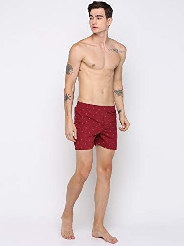 CASROD PUllX American Men's Cotton-Printed Boxer Shorts - Pack of 3